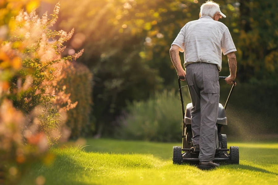 small lawnmower